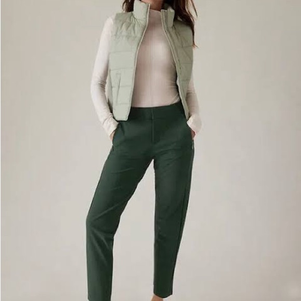Athleta Green Endless High Rise Pants